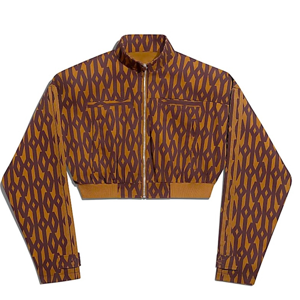 Adidas Originals x Ivy Park Crop Monogram Jacket